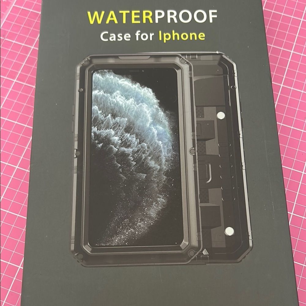 Waterproof Black Case for iPhone